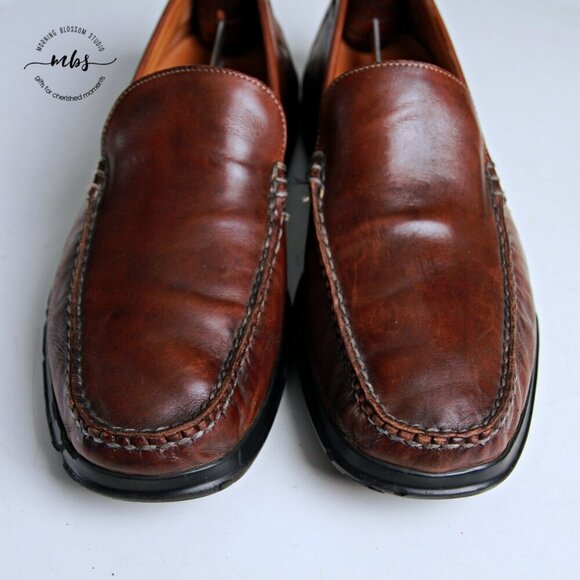 Cole‎ Haan Air Dempsey Leather Loafers Brown Men 9.5 display picture 1